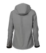 Malfini Performance - Ívelt szabású, eltávolítható kapucnis, polár belsős softshell női kabát - Sötétszürke melírozott - 2XL