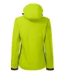 Malfini Performance - Ívelt szabású, eltávolítható kapucnis, polár belsős softshell női kabát - Lime - XL