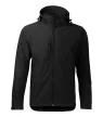 Malfini Performance - Ívelt szabású, eltávolítható kapucnis, polár belsős softshell férfi kabát - Fekete - S