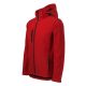 Malfini Performance - Ívelt szabású, eltávolítható kapucnis, polár belsős softshell férfi kabát - Piros - 4XL