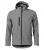 Malfini Performance - Ívelt szabású, eltávolítható kapucnis, polár belsős softshell férfi kabát - Sötétszürke melírozott - 2XL