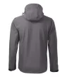 Malfini Performance - Ívelt szabású, eltávolítható kapucnis, polár belsős softshell férfi kabát - Acélszürke - 3XL