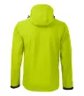 Malfini Performance - Ívelt szabású, eltávolítható kapucnis, polár belsős softshell férfi kabát - Lime - 3XL