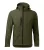 Malfini Performance - Ívelt szabású, eltávolítható kapucnis, polár belsős softshell férfi kabát - Military - 2XL