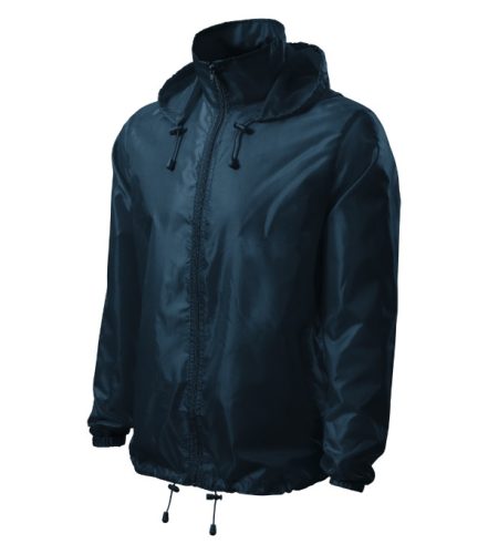 Malfini Windy - Vékony, szélálló anyagú unisex széldzseki - Tengerészkék - S