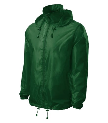 Malfini Windy - Vékony, szélálló anyagú unisex széldzseki - Üvegzöld - S