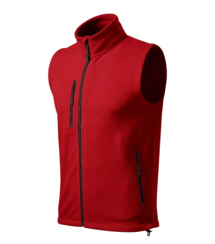 Malfini Exit - Hőtartó anyagú unisex polár mellény - Piros - XL