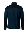 Rimeck Effect - Vállrészen és könyökén kopásálló, műanyag cipzáras unisex polár felső - Tengerészkék - 2XL