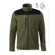 Rimeck Effect - Vállrészen és könyökén kopásálló, műanyag cipzáras unisex polár felső - Military - L (brand label)