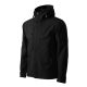 Malfini Nano - Nanotex® felületi kezeléses, kapucnis, különleges softshell férfi kabát - Fekete - S
