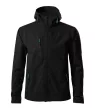 Malfini Nano - Nanotex® felületi kezeléses, kapucnis, vékony softshell férfi kabát - Fekete - L