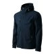 Malfini Nano - Nanotex® felületi kezeléses, kapucnis, különleges softshell férfi kabát - Tengerészkék - S