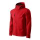 Malfini Nano - Nanotex® felületi kezeléses, kapucnis, különleges softshell férfi kabát - Piros - S