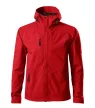 Malfini Nano - Nanotex® felületi kezeléses, kapucnis, vékony softshell férfi kabát - Piros - 3XL