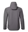 Malfini Nano - Nanotex® felületi kezeléses, kapucnis, vékony softshell férfi kabát - Acélszürke - L