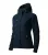 Malfini Nano - Nanotex® felületi kezeléses, kapucnis, vékony softshell női kabát - Tengerészkék - L