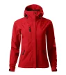Malfini Nano - Nanotex® felületi kezeléses, kapucnis, vékony softshell női kabát - Piros - 2XL