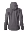 Malfini Nano - Nanotex® felületi kezeléses, kapucnis, vékony softshell női kabát - Acélszürke - S