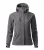 Malfini Nano - Nanotex® felületi kezeléses, kapucnis, vékony softshell női kabát - Acélszürke - XL