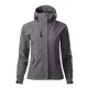 Malfini Nano - Nanotex® felületi kezeléses, kapucnis, vékony softshell női kabát - Acélszürke - XL