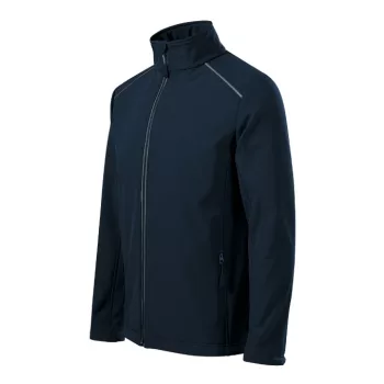   Malfini Valley - Fényvisszaverő elemekkel ellátott, 3-régetű vékony softshell férfi kabát - Tengerészkék - M
