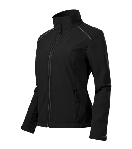 Malfini Valley - Fényvisszaverő elemekkel ellátott, 3-régetű vékony softshell női kabát - Fekete - XS