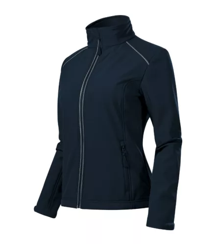 Malfini Valley - Fényvisszaverő elemekkel ellátott, 3-régetű vékony softshell női kabát - Tengerészkék - XS