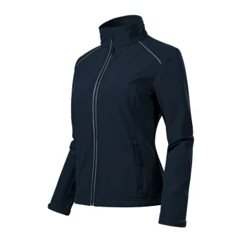   Malfini Valley - Fényvisszaverő elemekkel ellátott, 3-régetű vékony softshell női kabát - Tengerészkék - L