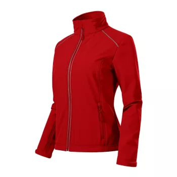   Malfini Valley - Fényvisszaverő elemekkel ellátott, 3-régetű vékony softshell női kabát - Piros - M