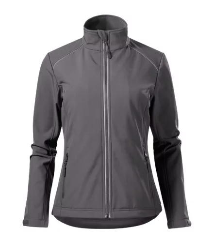 Malfini Valley - Fényvisszaverő elemekkel ellátott, 3-régetű vékony softshell női kabát - Acélszürke - XS