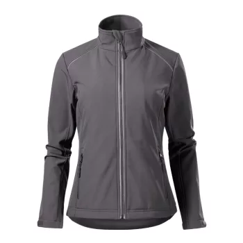   Malfini Valley - Fényvisszaverő elemekkel ellátott, 3-régetű vékony softshell női kabát - Acélszürke - 2XL