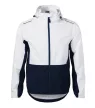 Malfini Rainbow - Vékony, könnyű, vízálló anyagú, levehető kapucnis férfi jacket - Fehér - 2XL