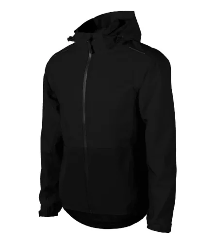 Malfini Rainbow - Vékony, könnyű, vízálló anyagú, levehető kapucnis férfi jacket - Fekete - M
