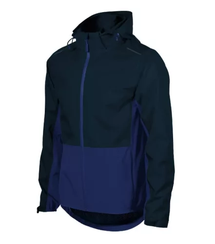 Malfini Rainbow - Vékony, könnyű, vízálló anyagú, levehető kapucnis férfi jacket - Tengerészkék - L