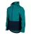 Malfini Rainbow - Vékony, könnyű, vízálló anyagú, levehető kapucnis férfi jacket - Smaragdzöld - S