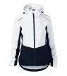 Malfini Rainbow - Vékony, könnyű, vízálló anyagú, levehető kapucnis női jacket - Fehér - XS