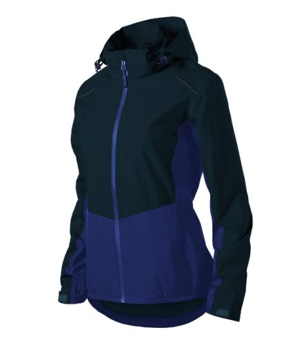 Malfini Rainbow - Könnyű, vízálló anyagú, levehető kapucnis női jacket - Tengerészkék - S