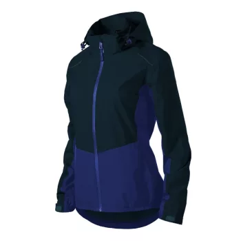   Malfini Rainbow - Vékony, könnyű, vízálló anyagú, levehető kapucnis női jacket - Tengerészkék - M