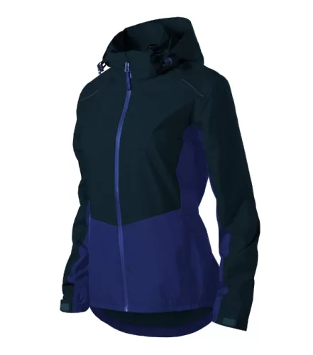 Malfini Rainbow - Vékony, könnyű, vízálló anyagú, levehető kapucnis női jacket - Tengerészkék - L