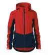Malfini Rainbow - Vékony, könnyű, vízálló anyagú, levehető kapucnis női jacket - Piros - M