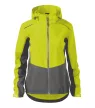 Malfini Rainbow - Vékony, könnyű, vízálló anyagú, levehető kapucnis női jacket - Neon sárga - M