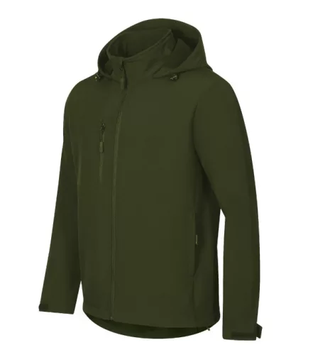 Malfini Trail - 2-régetű softshell férfi kabát - Military - 2XL