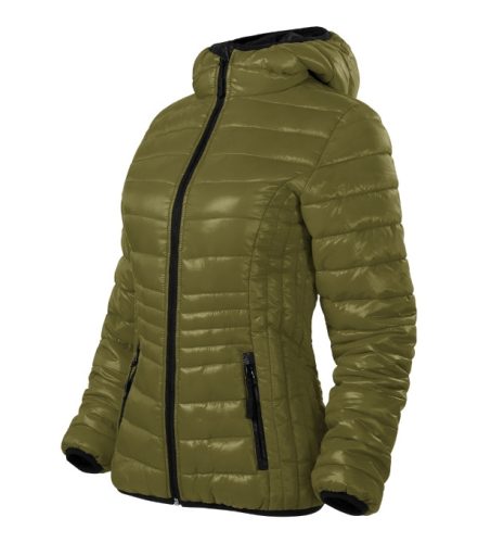 Malfini Premium Everest - Steppelt, könnyű, meleg anyagú, karcsúsított női kabát - Avokádózöld - M