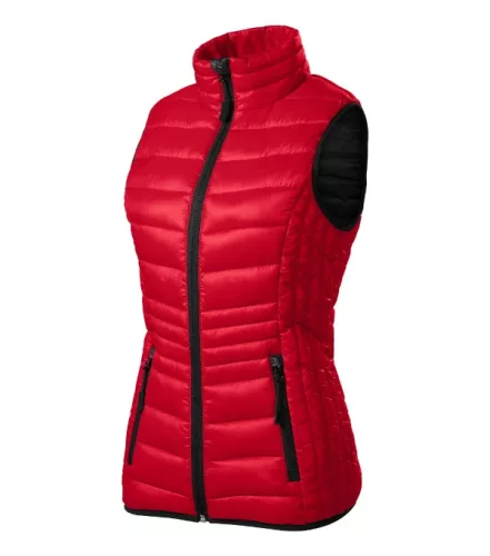 Malfini Premium Everest - Steppelt, könnyű anyagú, karcsúsított női mellény - F1 piros - 2XL