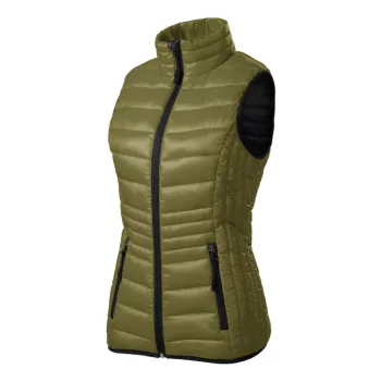   Malfini Premium Everest - Steppelt, könnyű anyagú, karcsúsított női mellény - Avokádózöld - S