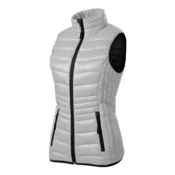   Malfini Premium Everest - Steppelt, könnyű anyagú, karcsúsított női mellény - Ezüstszürke - 2XL