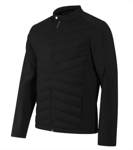 Malfini Premium Cross - Steppelt és softshell anyag kombinációjából készült hibrid férfi kabát - Fekete - XL