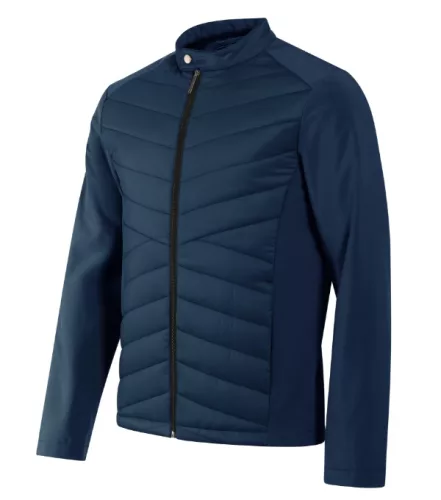 Malfini Premium Cross - Steppelt és softshell anyag kombinációjából készült hibrid férfi kabát - Tengerészkék - M
