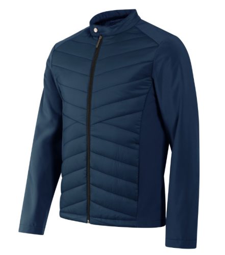 Malfini Premium Cross - Steppelt és softshell anyag kombinációjából készült hibrid férfi kabát - Tengerészkék - 3XL