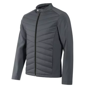   Malfini Premium Cross - Steppelt és softshell anyag kombinációjából készült hibrid férfi kabát - Világos anthracit - L